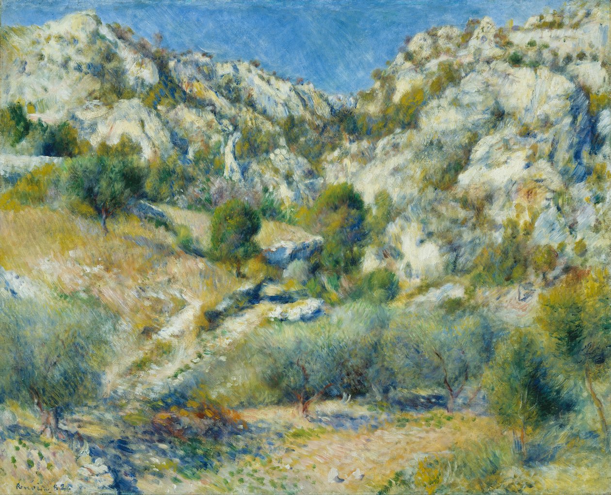 Rocky Crags LEstaquessa tekijältä Pierre Auguste Renoir