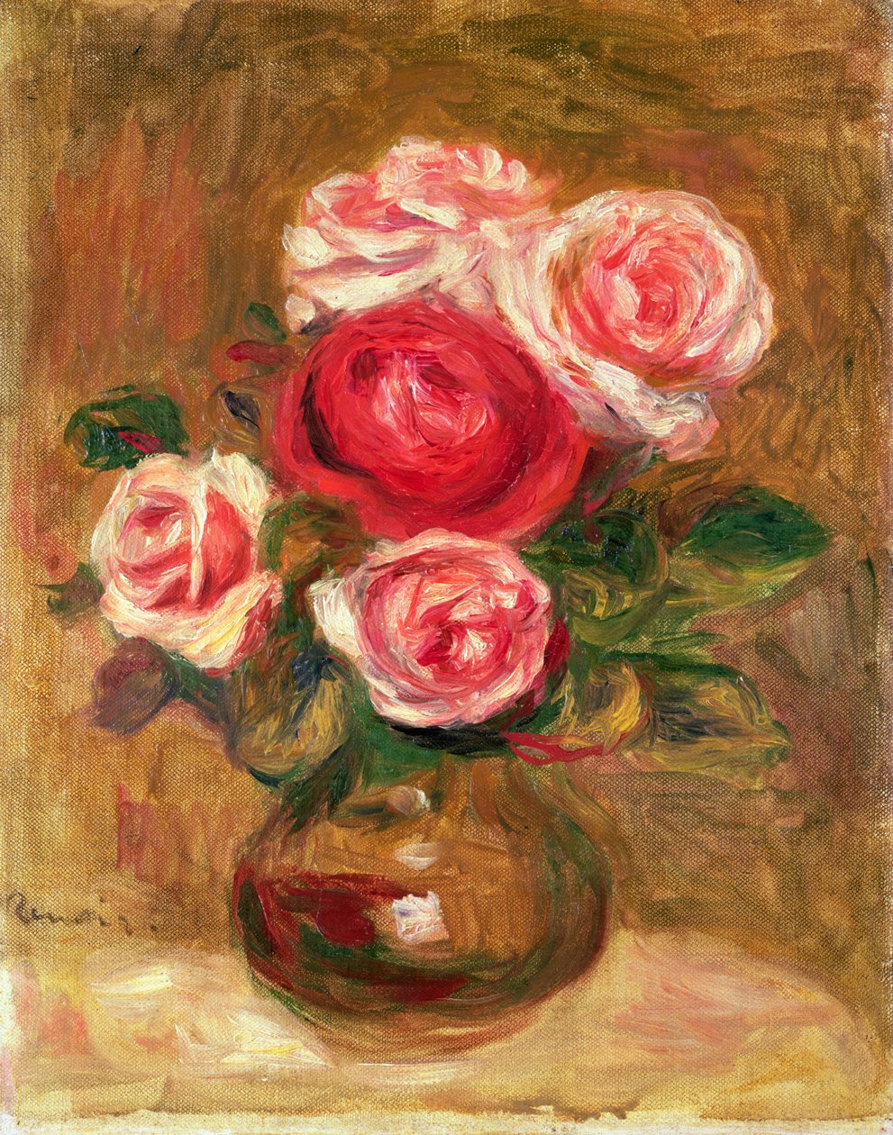 Ruusut ruukussa tekijältä Pierre Auguste Renoir