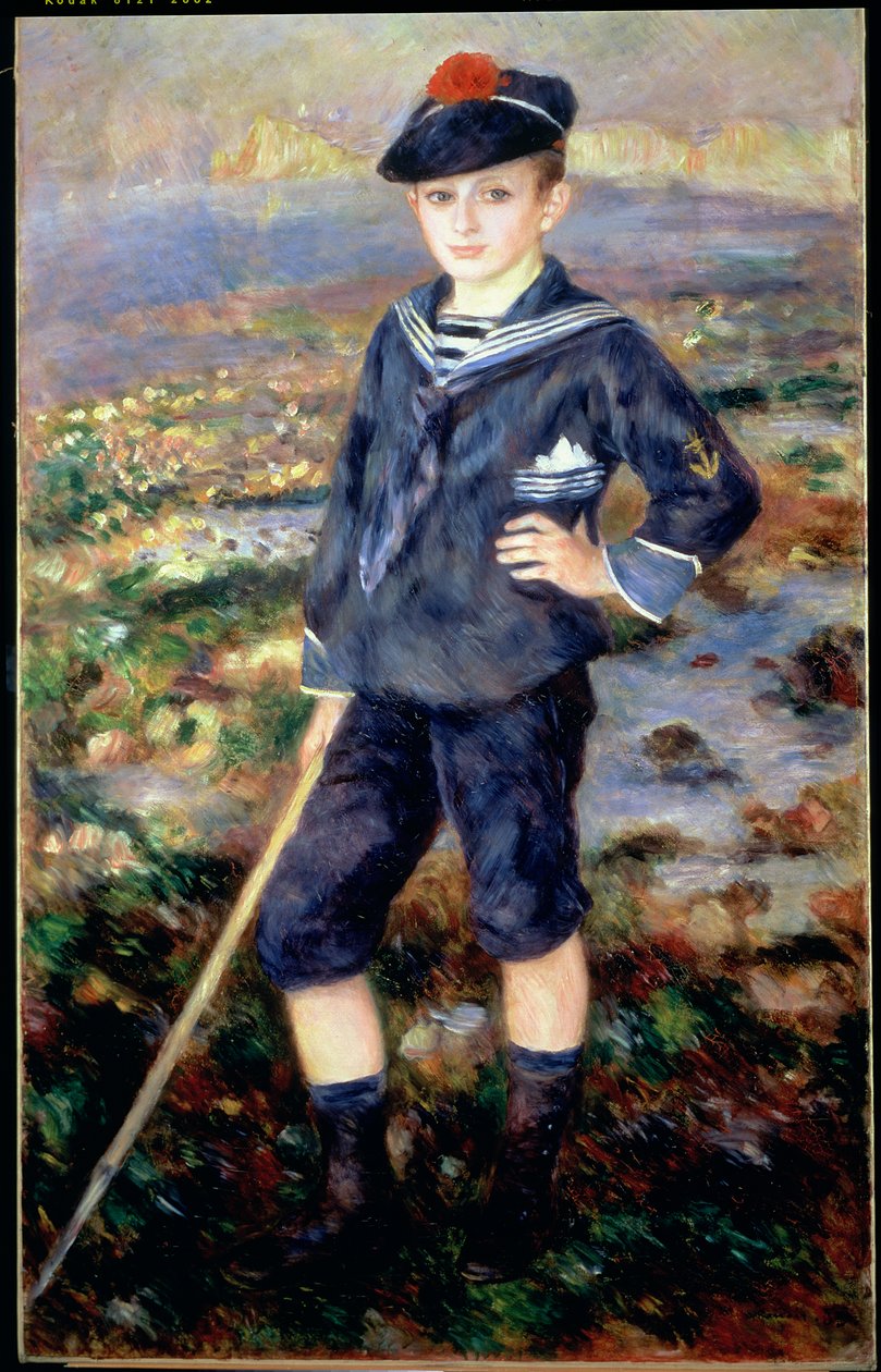 Merimiespoika (Robert Nunesin muotokuva), 1883 tekijältä Pierre Auguste Renoir