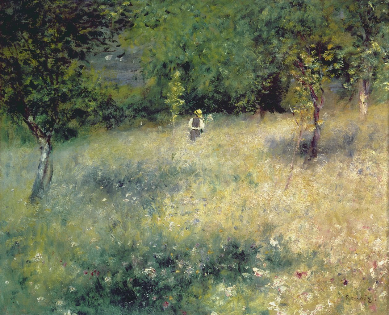 Kevät Chatoussa, n. 1872-1875 tekijältä Pierre Auguste Renoir