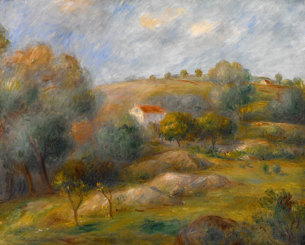 Kevät Essoyesissa tekijältä Pierre Auguste Renoir