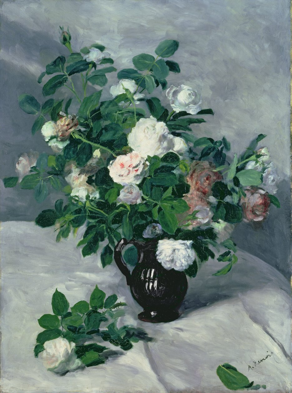 Huonekalut ja erilaiset esineet 1100- ja 1300-luvuilta tekijältä Pierre Auguste Renoir