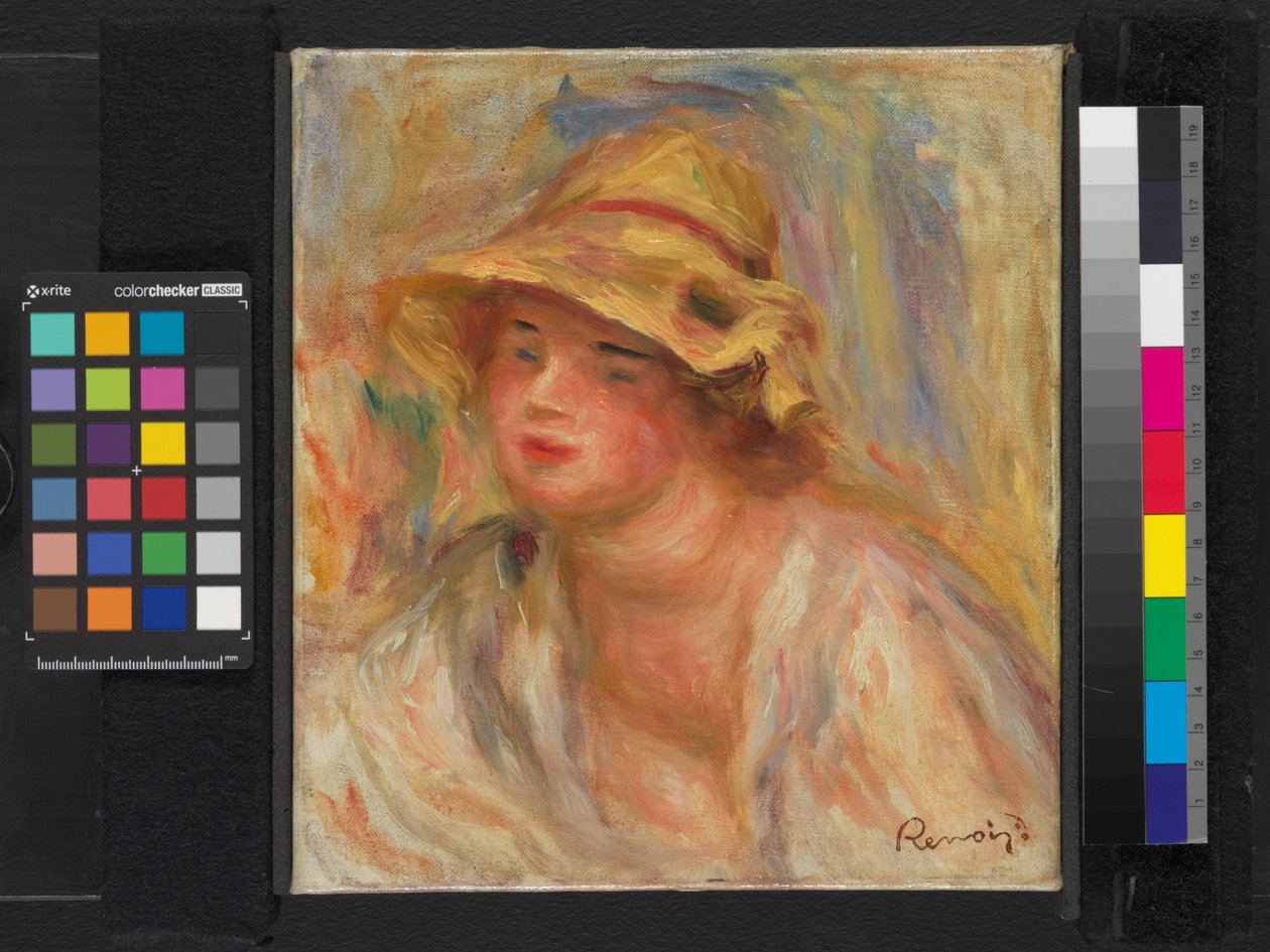 Tutkimus tytöstä, n. 1918-1919 tekijältä Pierre Auguste Renoir
