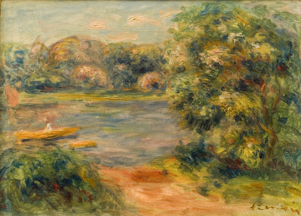 Vene järvellä, 1901 tekijältä Pierre Auguste Renoir