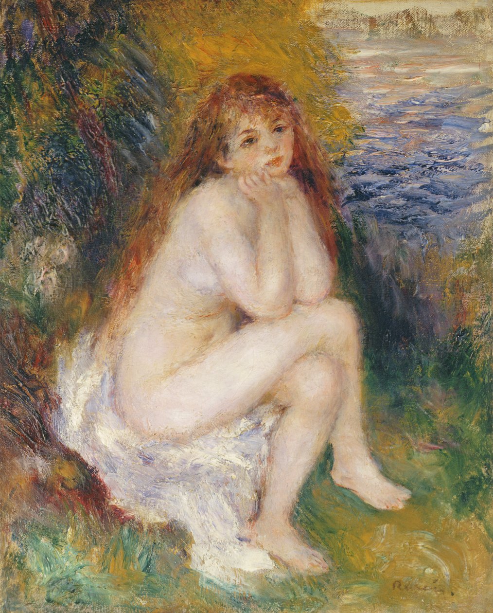 Naiad, 1876 tekijältä Pierre Auguste Renoir