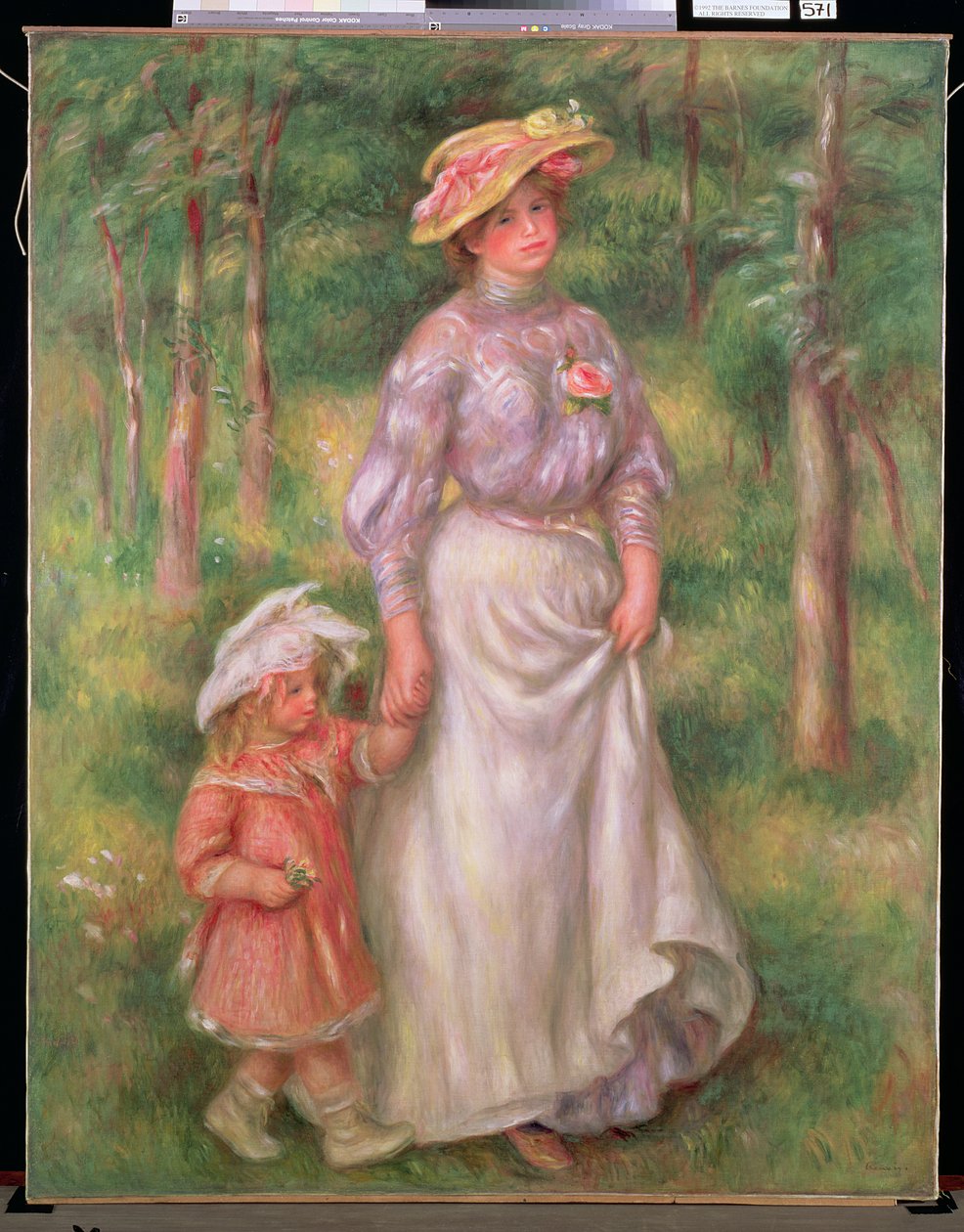 Promenade, noin 1906 tekijältä Pierre Auguste Renoir