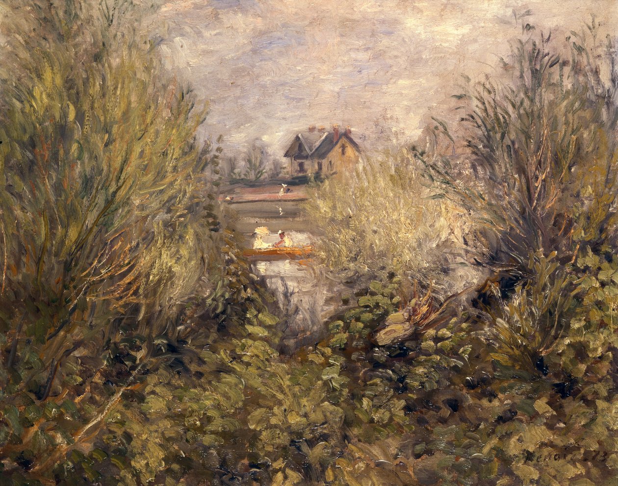 Seine Argenteuilissa, 1873 tekijältä Pierre Auguste Renoir