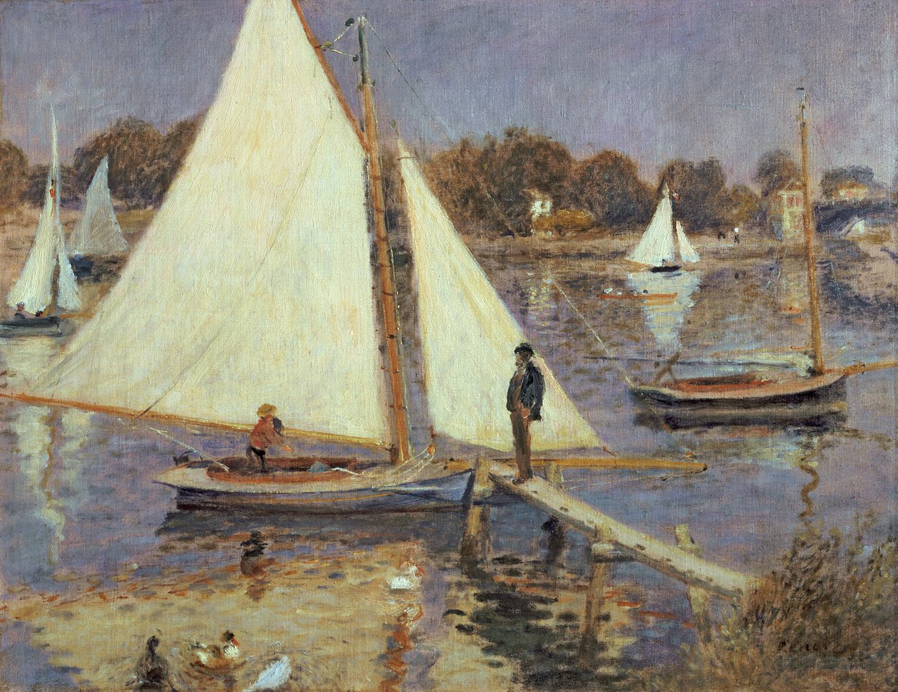 Seine Argenteuilissa, 1874 tekijältä Pierre Auguste Renoir