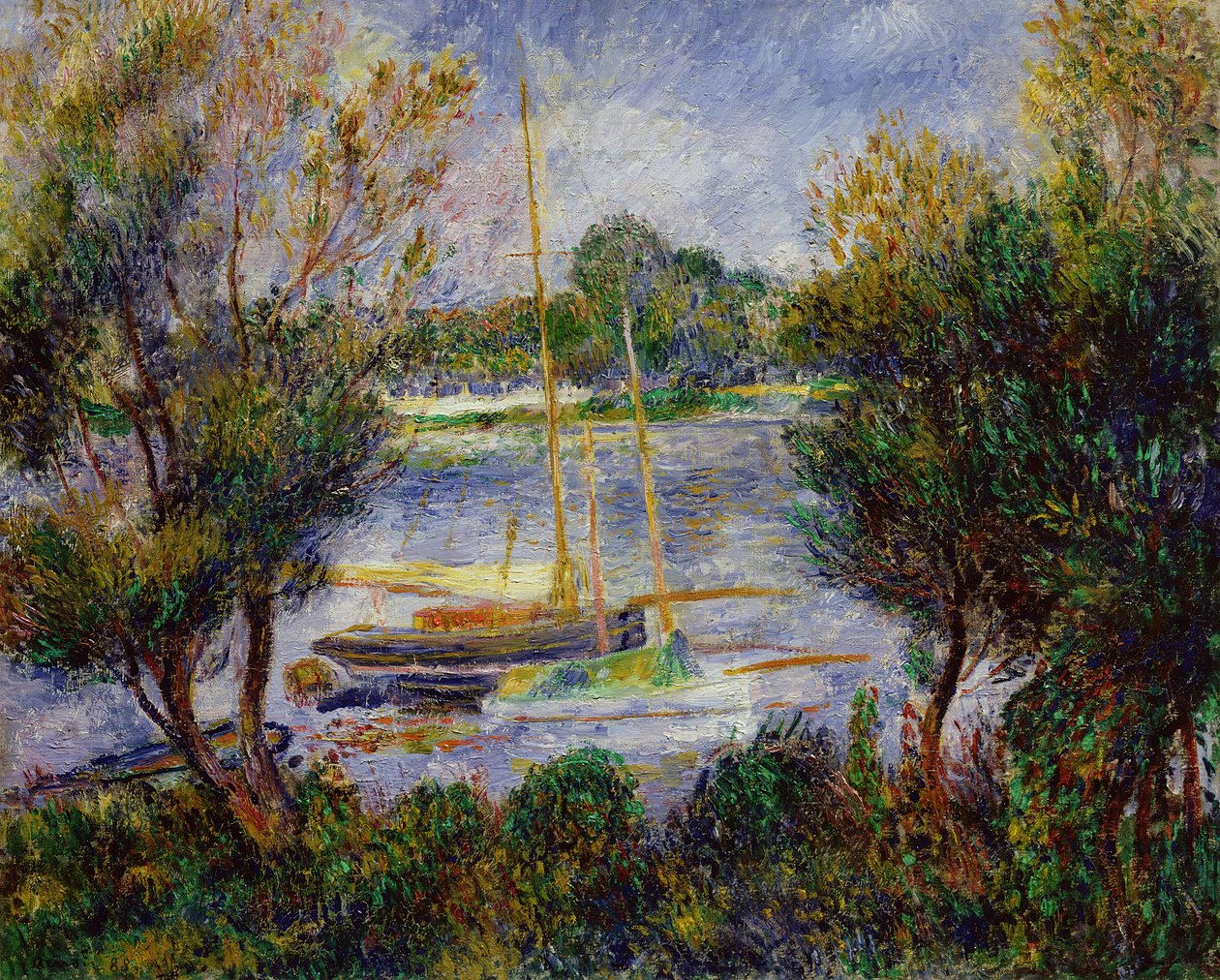 Seine Argenteuilissa, 1888 tekijältä Pierre Auguste Renoir