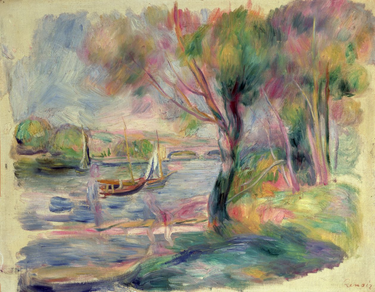 Seine Argenteuilissa, 1892 tekijältä Pierre Auguste Renoir
