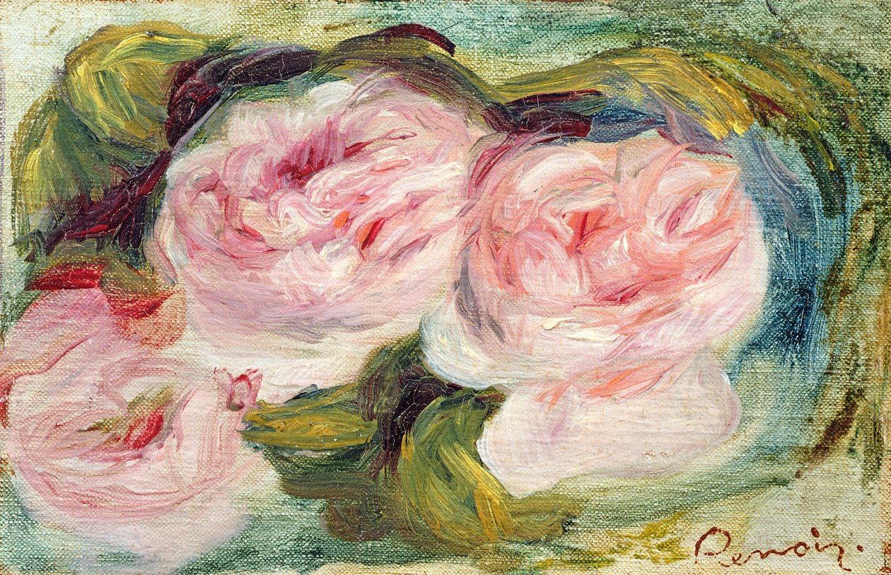 Kolme ruusua tekijältä Pierre Auguste Renoir