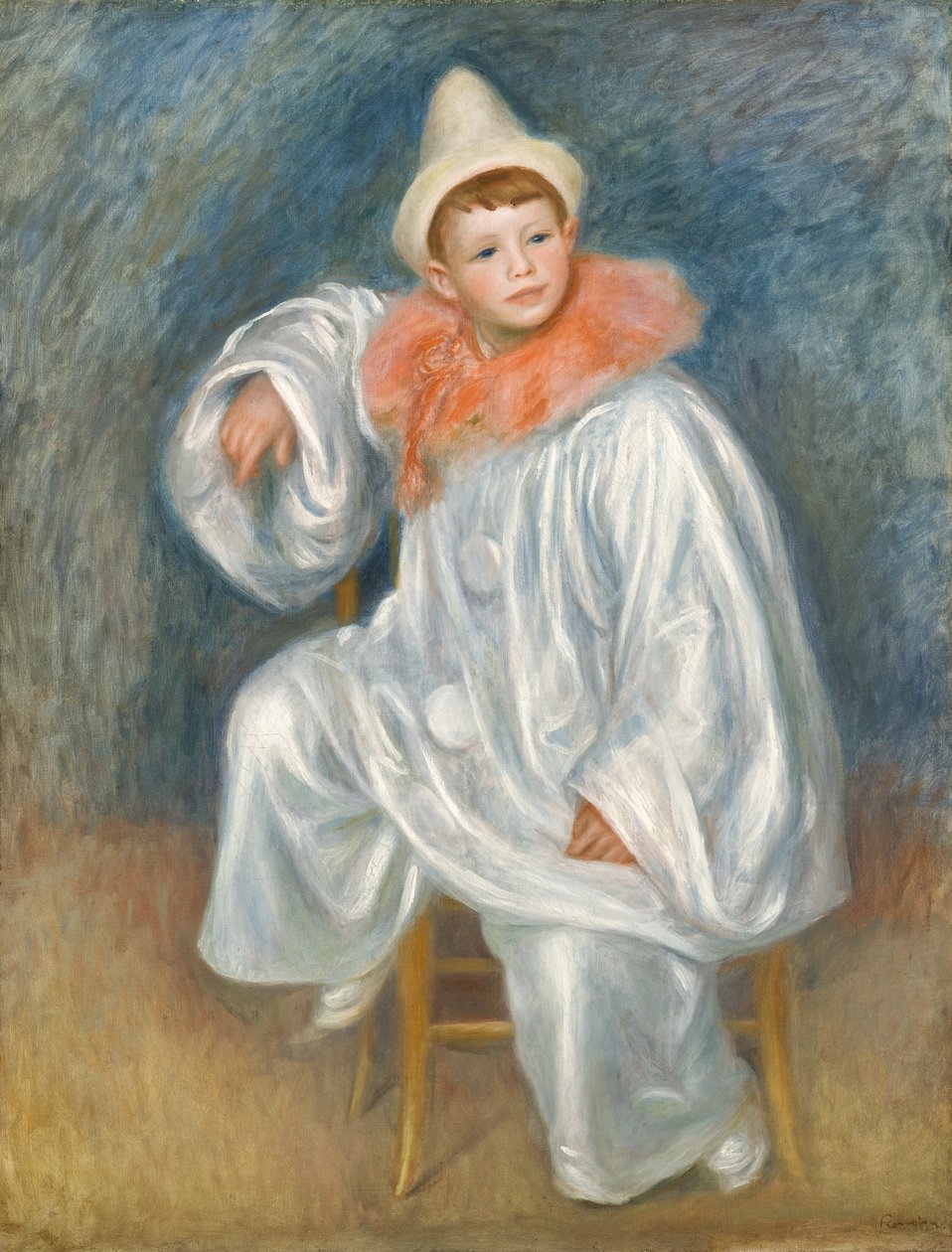 Valkoinen Pierrot, 190102 tekijältä Pierre Auguste Renoir
