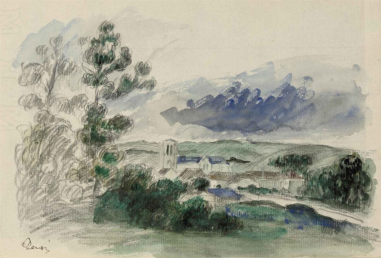 Kylä tekijältä Pierre Auguste Renoir