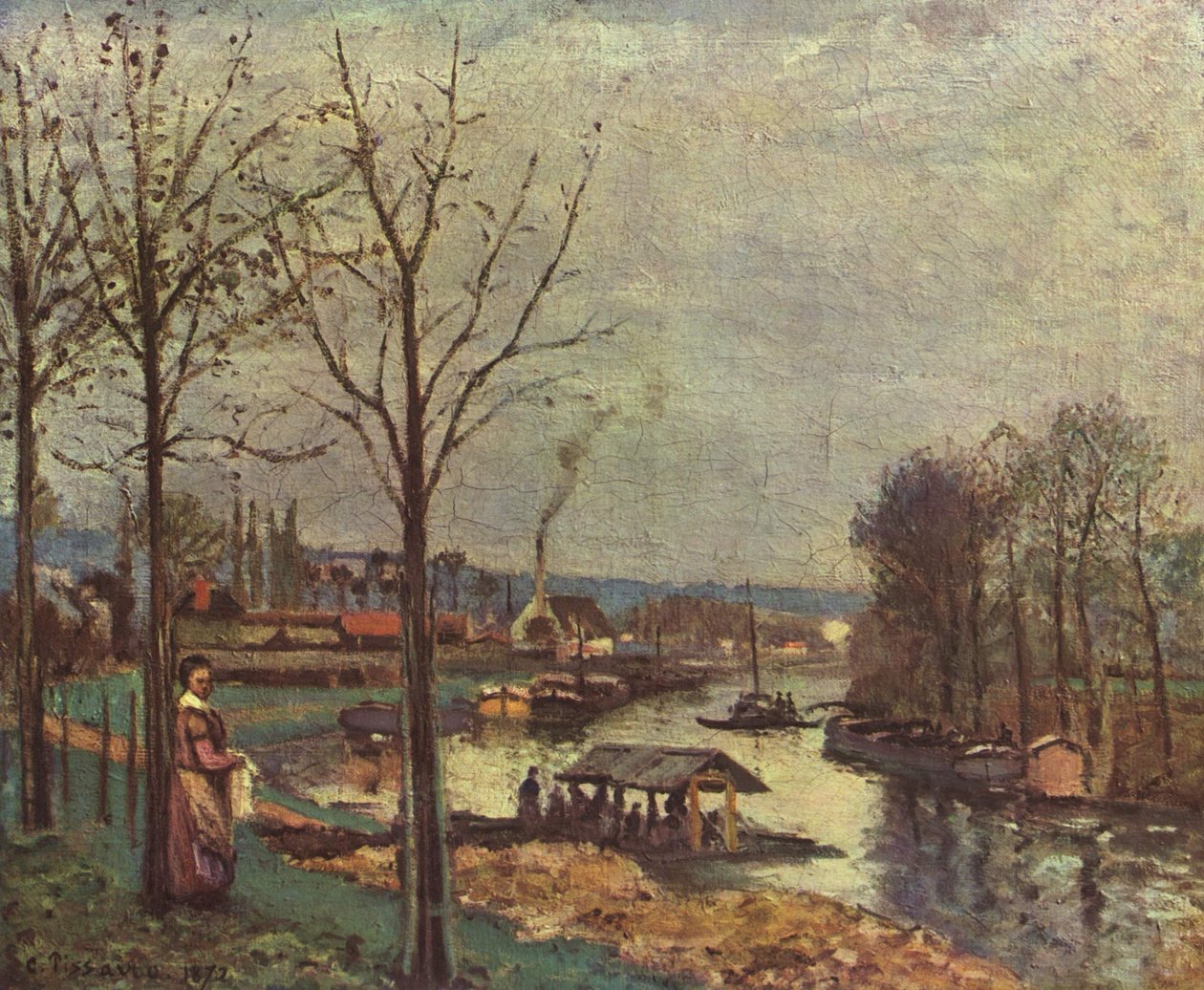 Waschplatz von Pontoise tekijältä Pierre Auguste Renoir