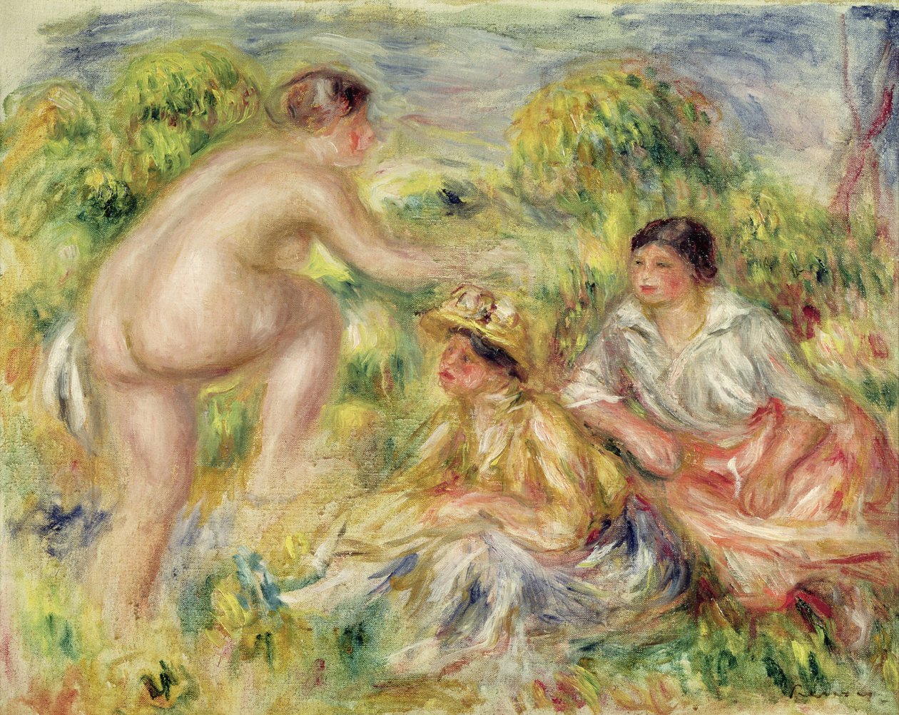 Nuoret tytöt maaseudulla, 1916 tekijältä Pierre Auguste Renoir