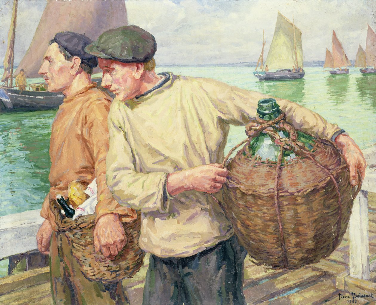 Bretonilaiset kalastajat, 1932 tekijältä Pierre Boissart