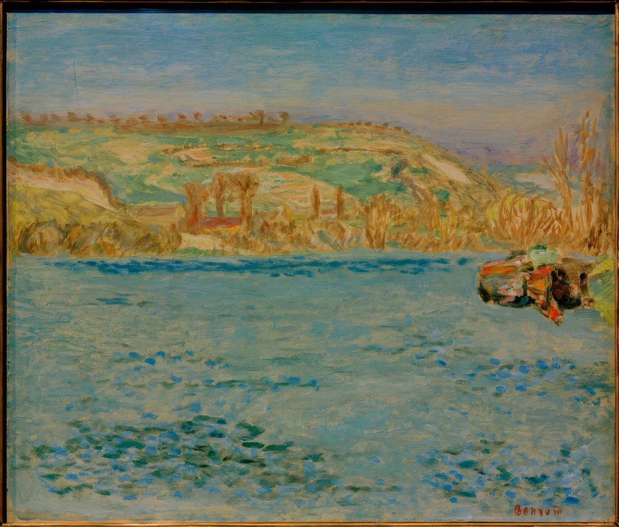 Die Seine bei Vernonnet tekijältä Pierre Bonnard