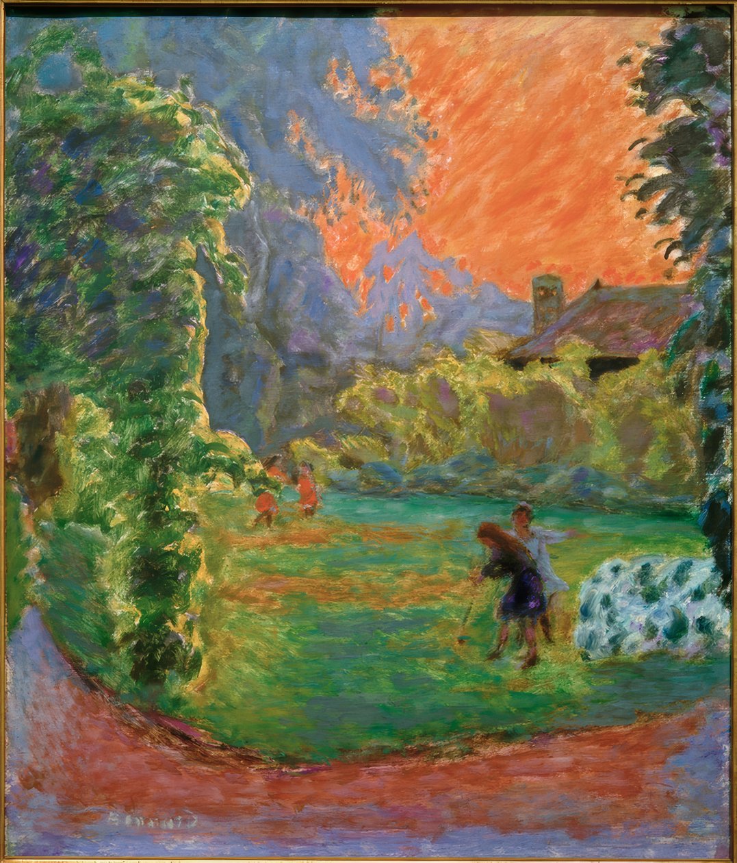 Le soleil couchan tekijältä Pierre Bonnard