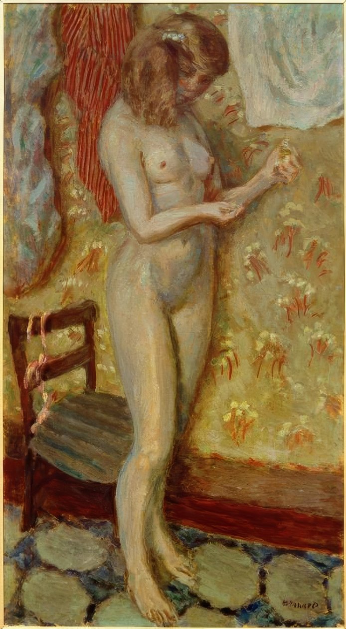 Nu à la lumière ou Nu à l’aiguille tekijältä Pierre Bonnard