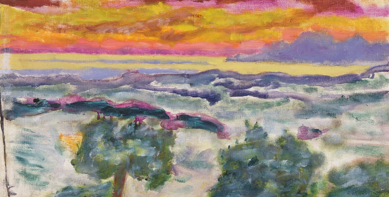 Auringonlasku, 1939 tekijältä Pierre Bonnard