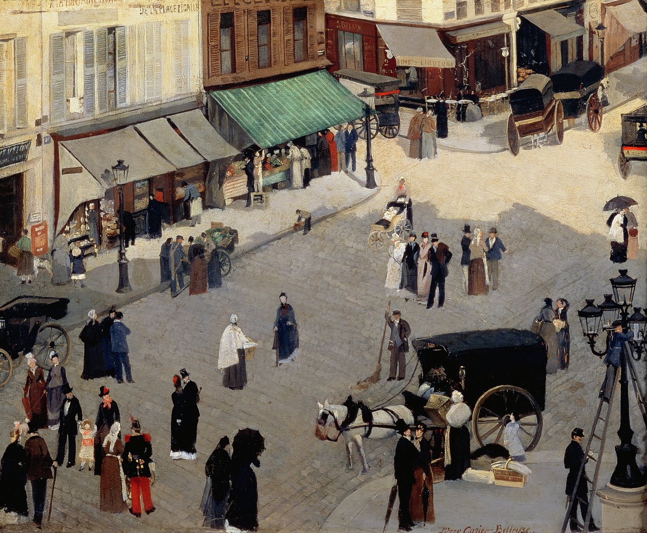 Place Pigalle, Pariisi, 1880-luku tekijältä Pierre Carriere Belleuse