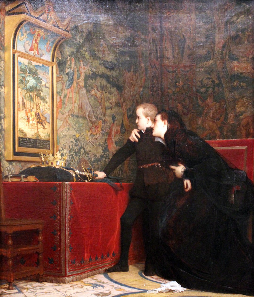 Le Serment de Henri de Guise tekijältä Pierre Charles Comte