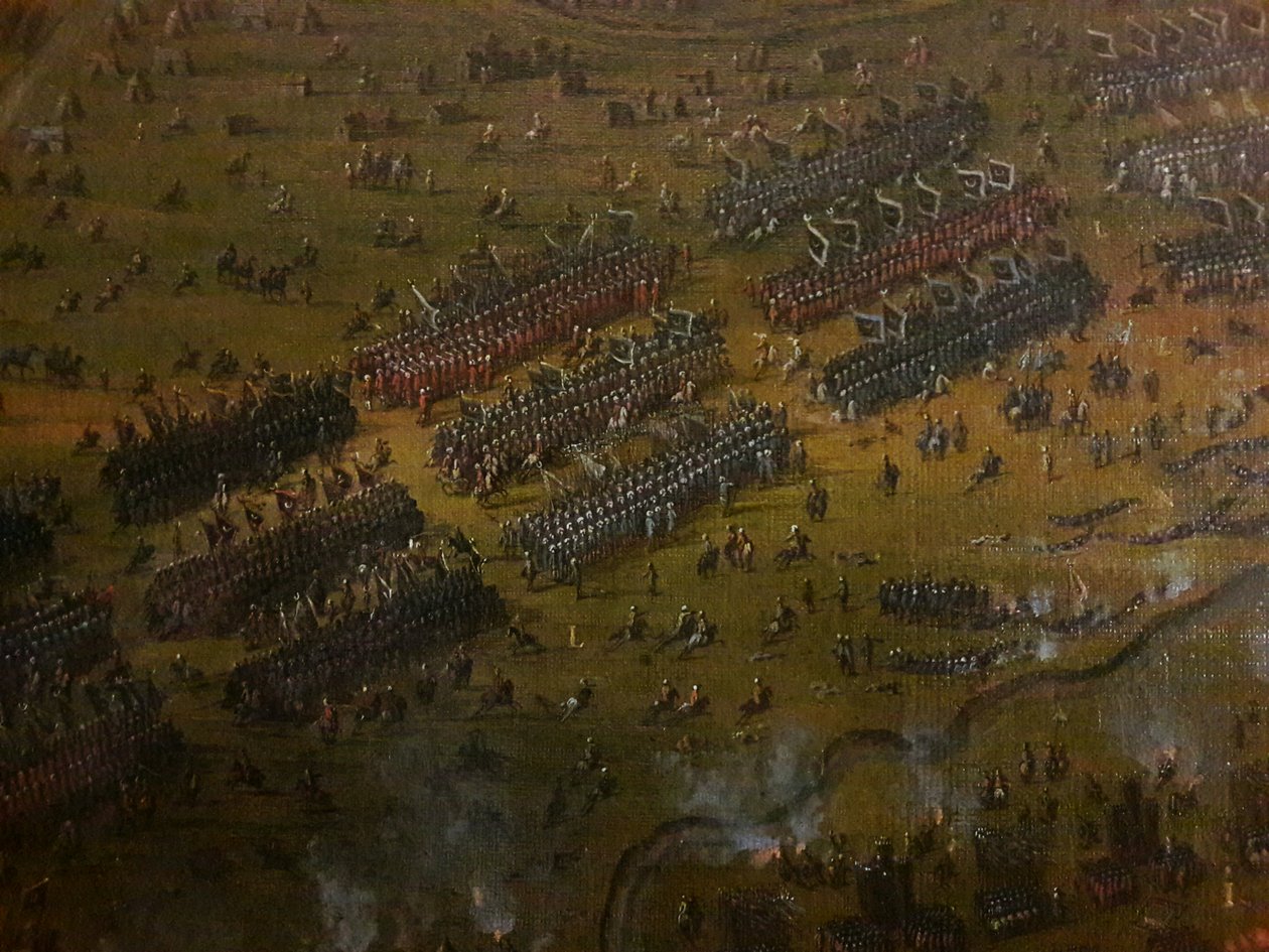Die Schlacht bei Zurawno (1676) tekijältä Pierre Denis Martin