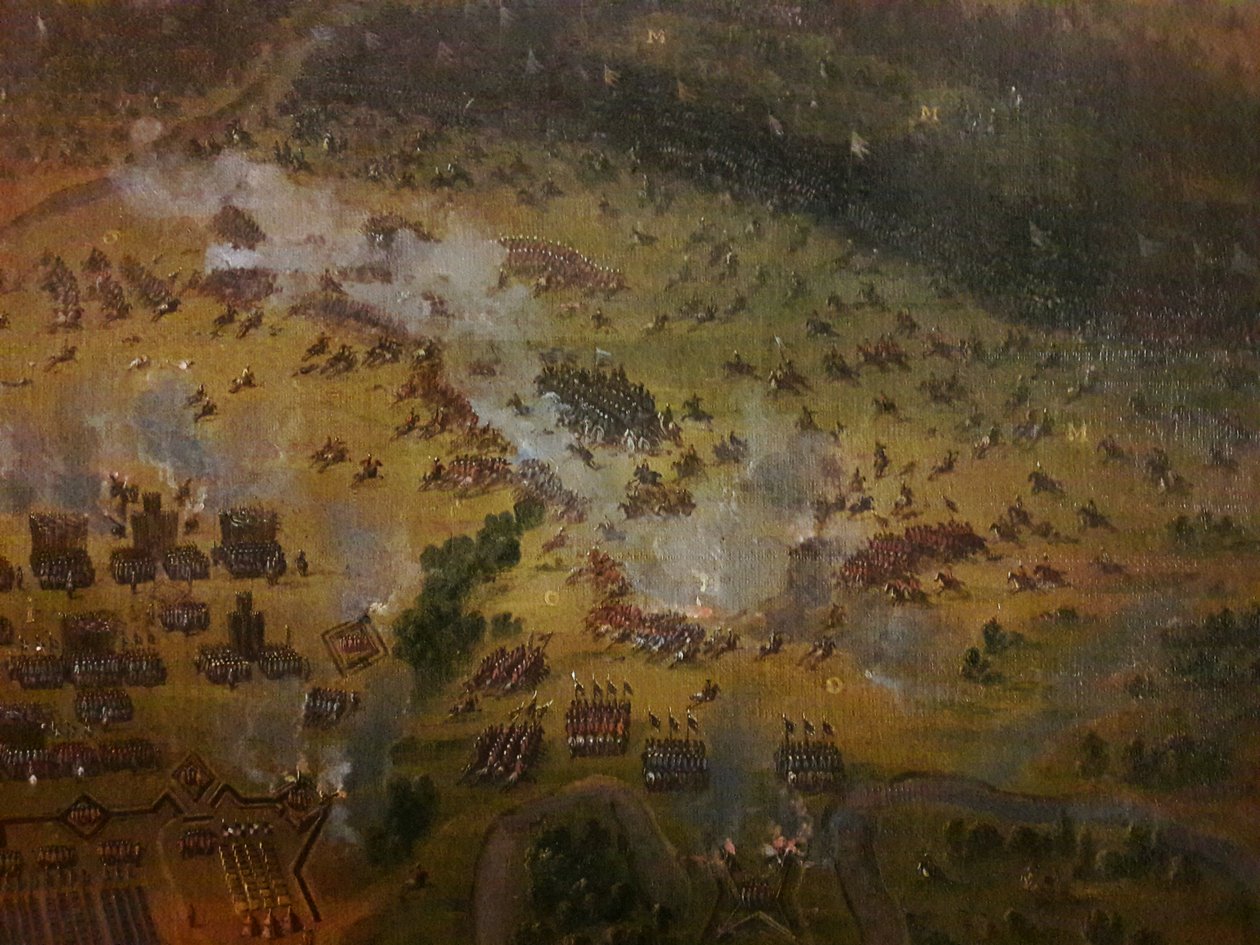 Die Schlacht bei Zurawno (1676) tekijältä Pierre Denis Martin