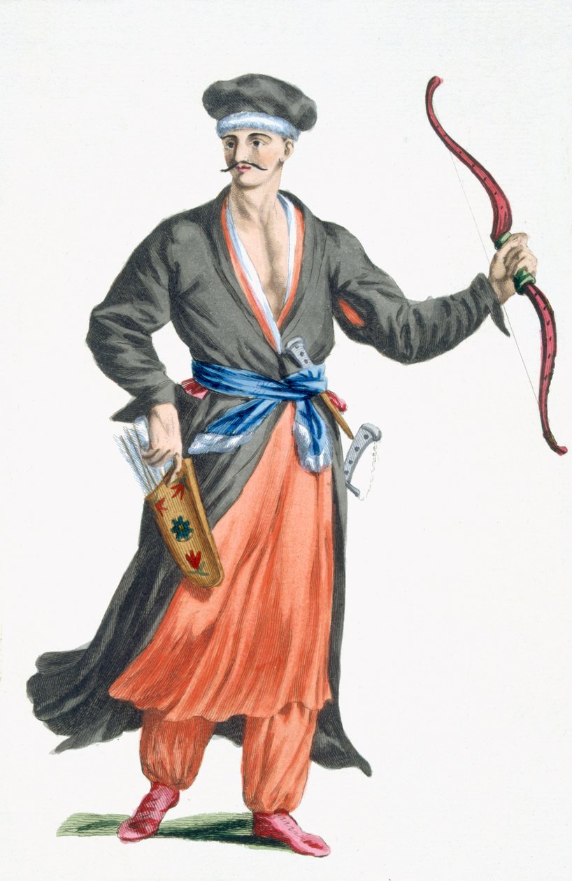 Tšerkessi-aatelinen, 1780 tekijältä Pierre Duflos