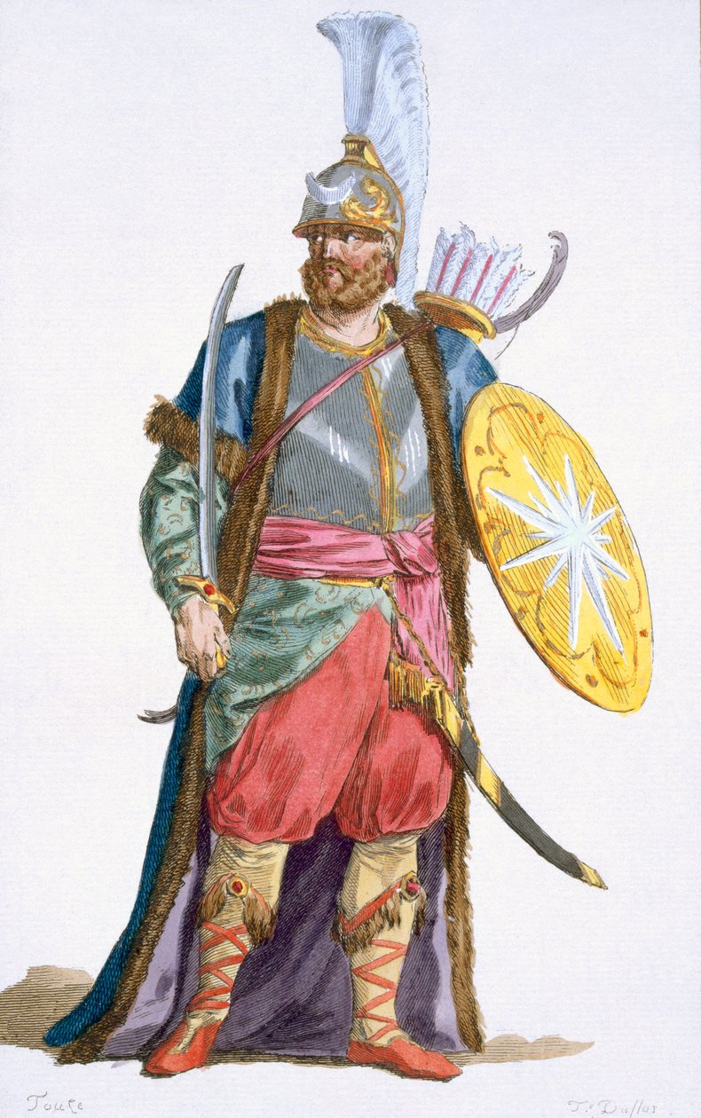 Saphisin päällikkö, 1780 tekijältä Pierre Duflos