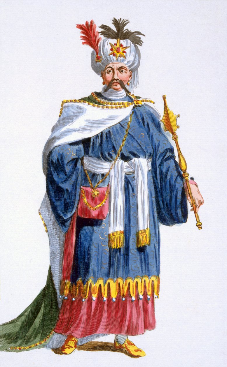 Japanin keisari Kaogun, 1780 tekijältä Pierre Duflos