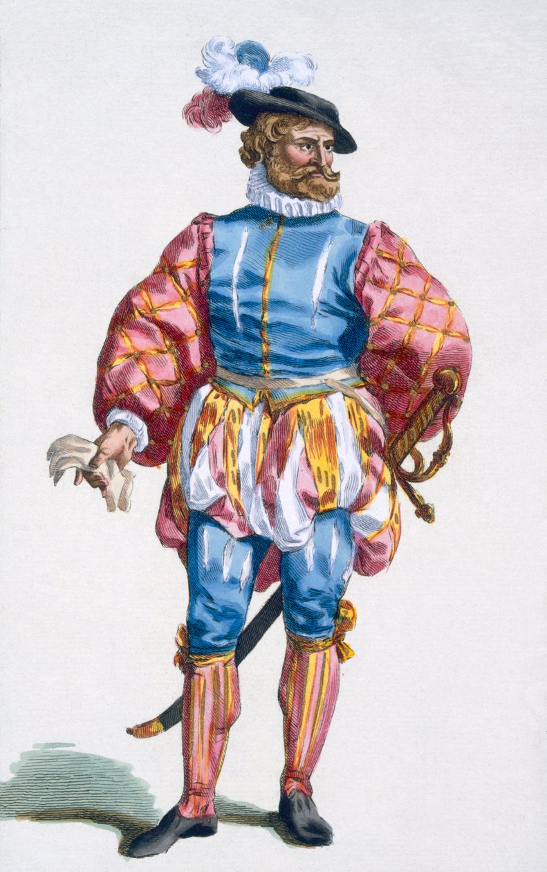 Sveitsin armeijan upseeri, 1780 tekijältä Pierre Duflos