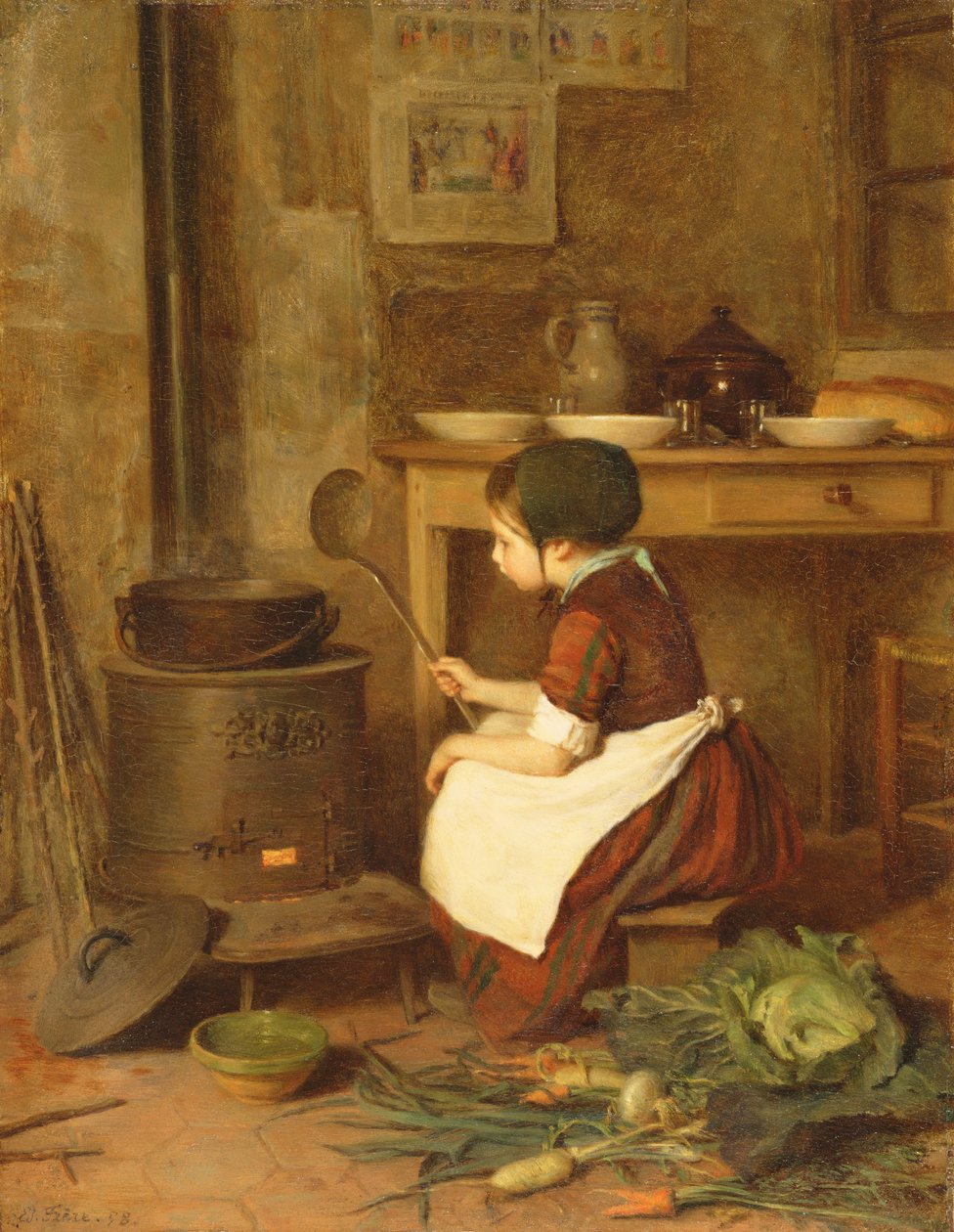 Pikku kokki, 1858 tekijältä Pierre Edouard Frere