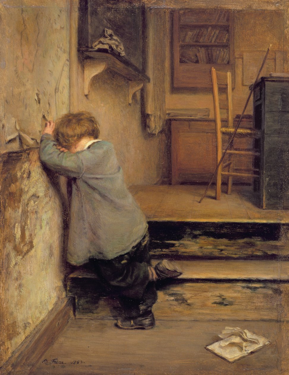 Varoitus, 1863 tekijältä Pierre Edouard Frere