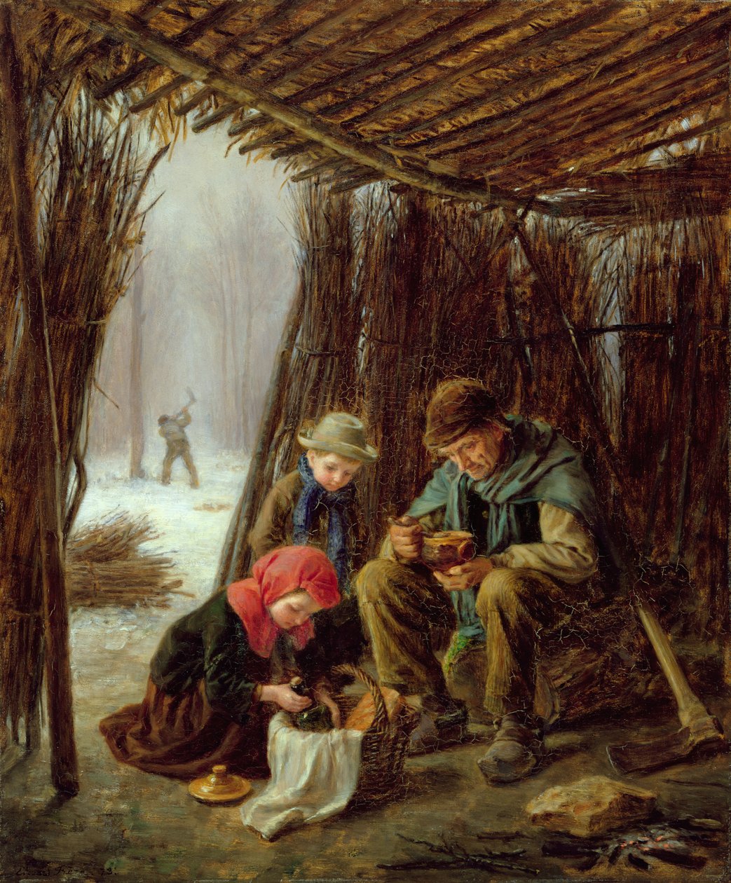 Metsurin ateria, 1873 tekijältä Pierre Edouard Frere