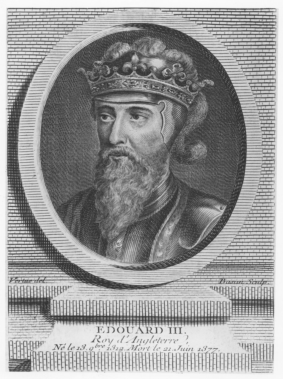 Edward III, Englannin kuningas tekijältä Pierre François Basan