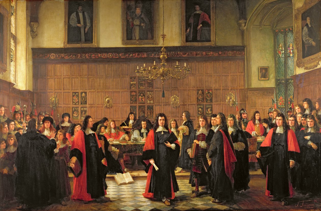 Fellowien karkottaminen 1687, 1884 tekijältä Pierre François Joseph Tonneau