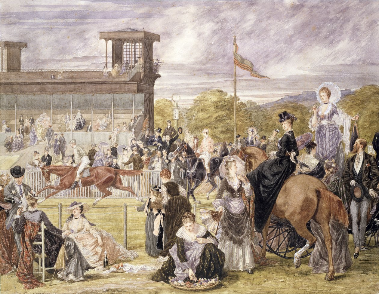 Kilpailut Longchampissa vuonna 1874 tekijältä Pierre Gavarni