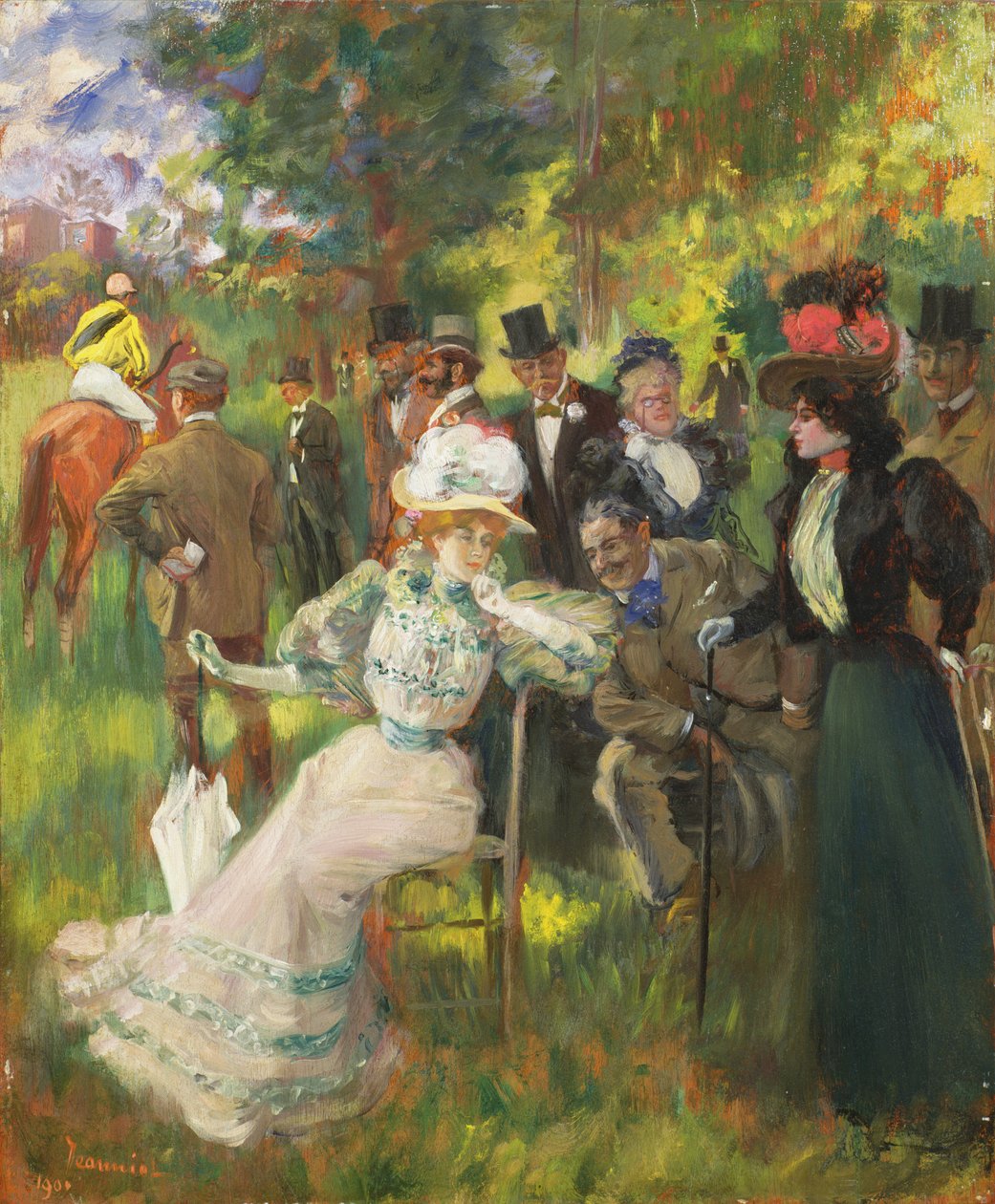 Huonekalut ja erilaiset esineet 1100- ja 1300-luvuilta tekijältä Pierre Georges Jeanniot