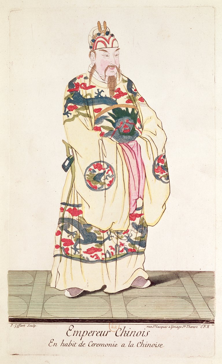 Kiinan keisari juhlaasussa, Pere Bouvet