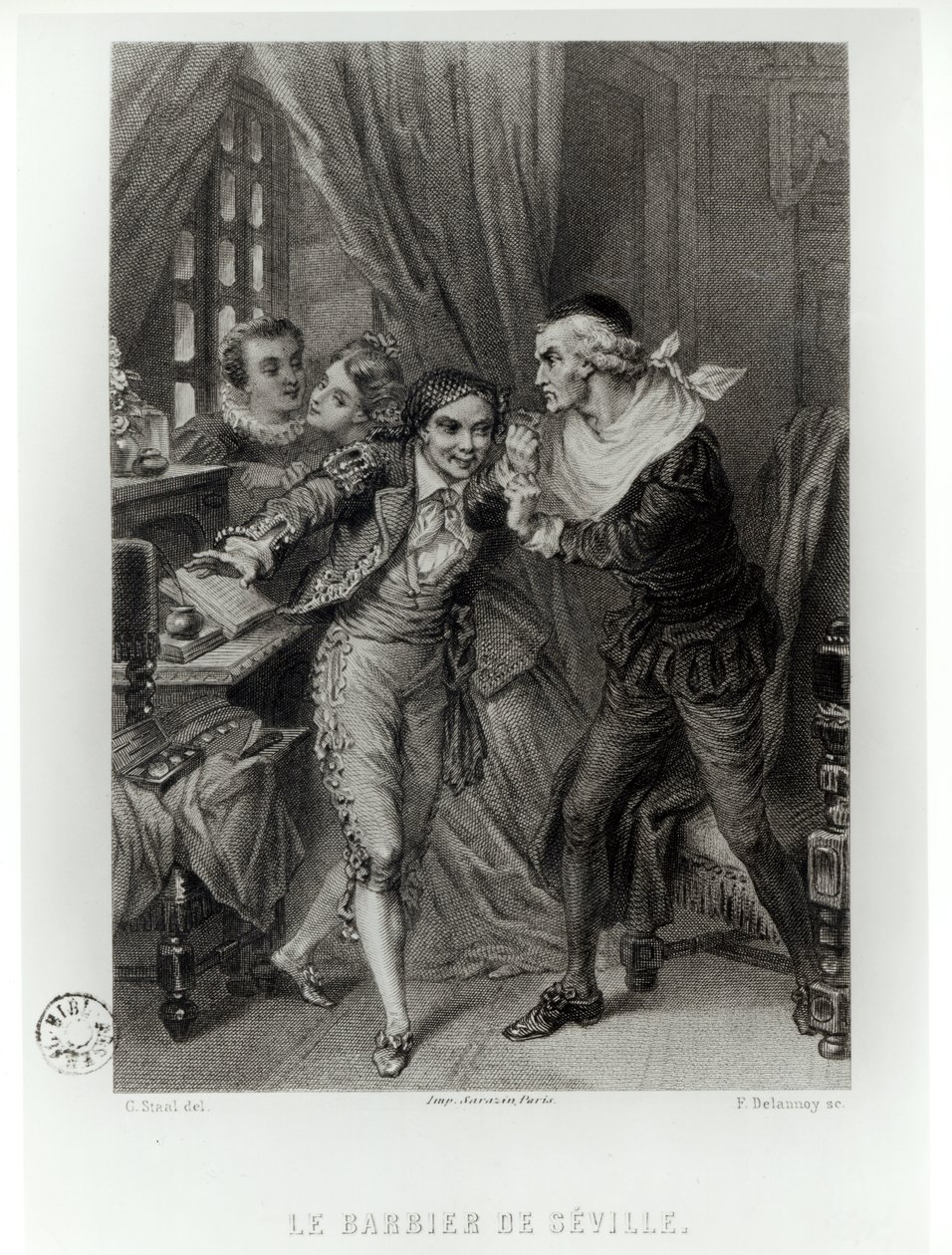 Figaro, kuva Pierre Augustin Caron de Beaumarchais