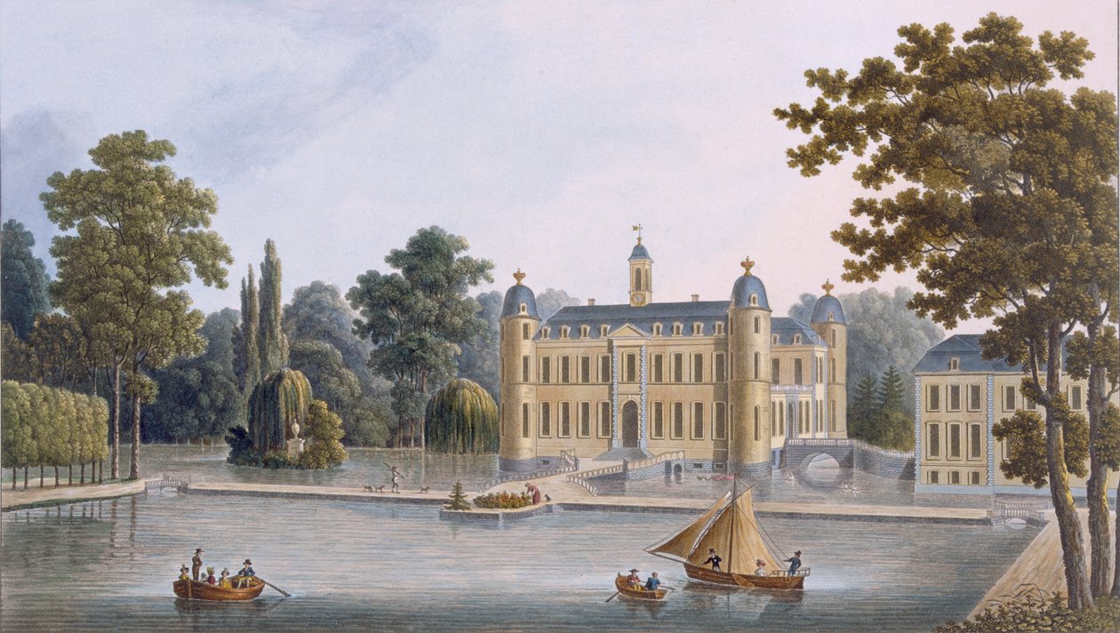 Château de Beloeil, Alankomaiden kuningaskunnan merkittävimpien monumenttien, rakennusten ja talojen valinta, julkaistu 1827 tekijältä Pierre Jacques Goetghebuer
