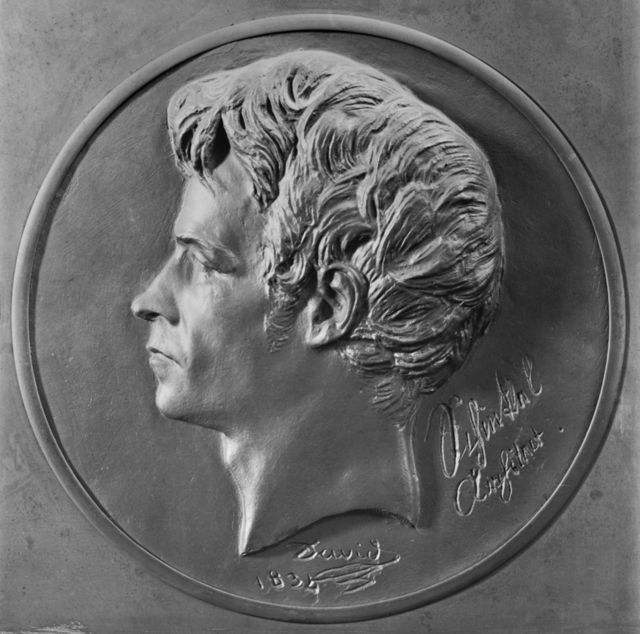 Karl Friedrich Schinkel, 1834 (pronssi) tekijältä Pierre Jean David d