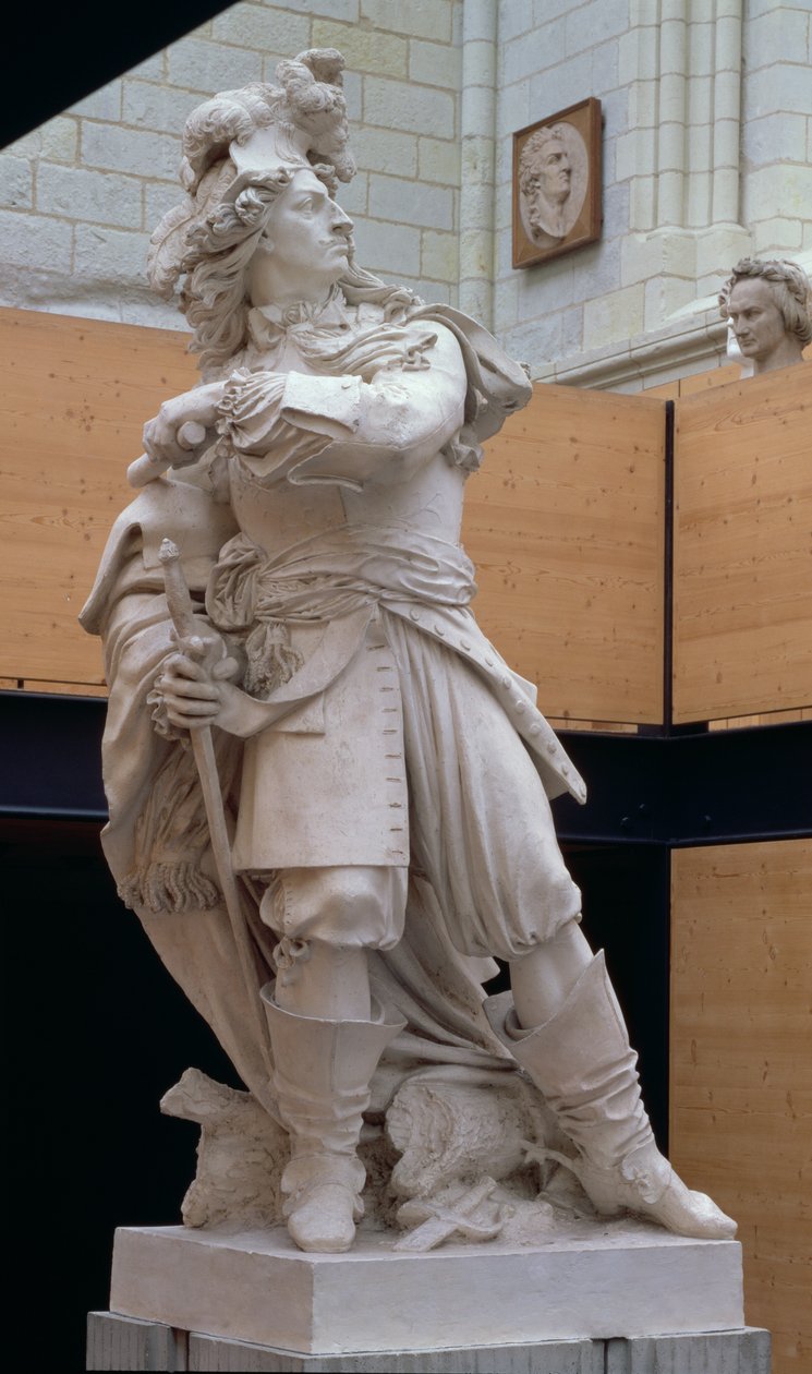 Ludvig II, Bourbonin ja Conden neljäs prinssi (1621-86), 1817 (kipsi) tekijältä Pierre Jean David d