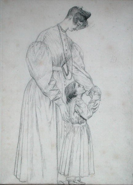 Madame de Gisors ja hänen tyttärensä, 1827 tekijältä Pierre Jean David dAngers