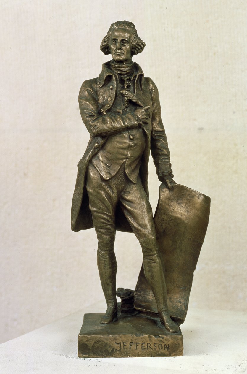 Thomas Jefferson (1743-1826) (pronssi) tekijältä Pierre Jean David d