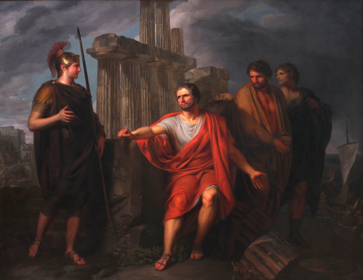 Marius assis sur les ruines de Carthage tekijältä Pierre Joseph François