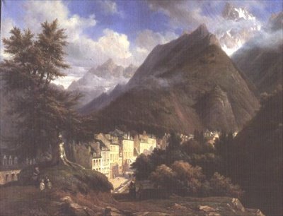 Les Eaux-Bonnes, 1846 tekijältä Pierre Justin Ouvrie