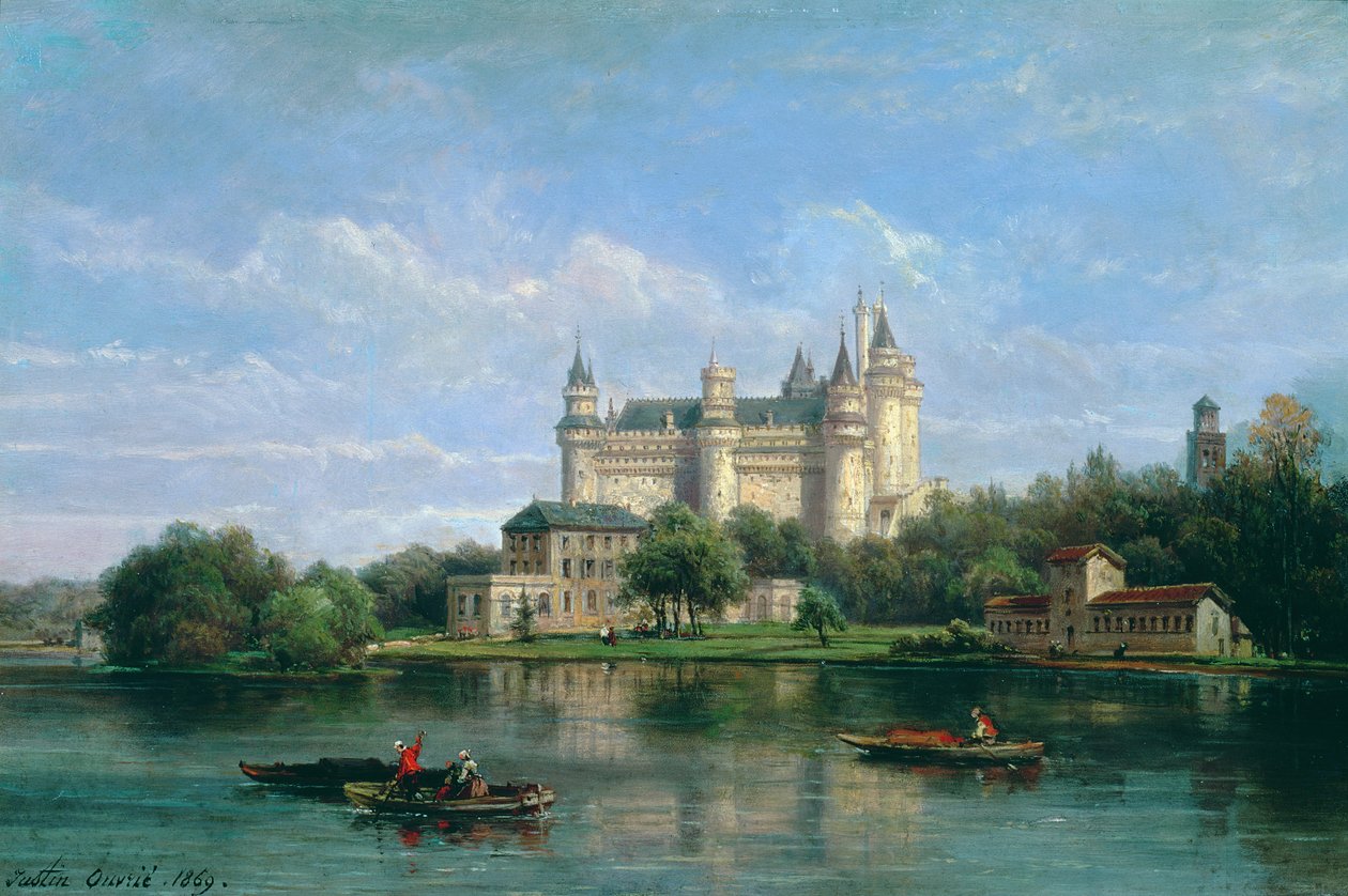 Chateau de Pierrefonds, 1869 tekijältä Pierre Justin Ouvrie