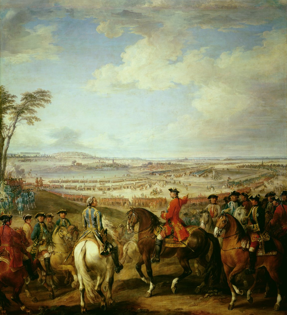 Lawfeldin taistelu, 2. heinäkuuta 1747 tekijältä Pierre Lenfant